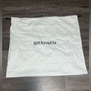 Brahmin Large White Dust Bag